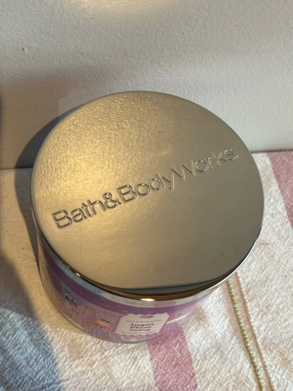 Bath & Body Works - Sugar Plum Fairy 3-Wick Candle - Picture 2 of 5